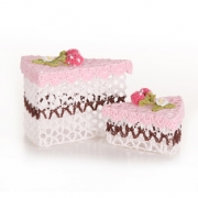 Slice of Cake Crochet Box 